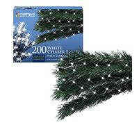 Christmas Workshop White Ultra Bright LED String Chaser Lights - 200 LED