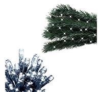 The Christmas Workshop 77580 600 LED Bright White Chaser Christmas Lights/Indoor or Outdoor Fairy Lights / 41.9 Metres / 8 Light Modes/Great for Christmas, Weddings & Gardens