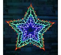 Christmas Workshop Multi Colour LED Star Silhouette