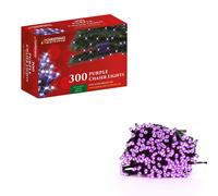 The Christmas Workshop 78050 300 LED Purple Chaser Christmas Lights