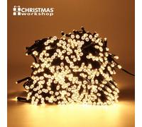 The Christmas Workshop 78100 400 Led Battery Operated Warm White Christmas Lights