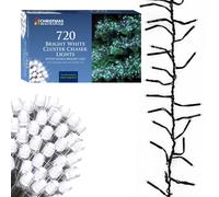 The Christmas Workshop 78400 720 LED Bright White Chaser Cluster Lights
