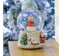The Christmas Workshop 84410 Musical Snow Globe With Snowman Design