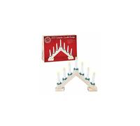 The Christmas Workshop 89470 LED Wooden Christmas Candle Bridge