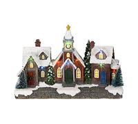 The Christmas Workshop Benross LED Polyresin Street Scene Christmas Ornament Light