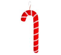 The Christmas Workshop Candy Cane Christmas Tree Decorations with Hanging Loop/Red and White Festive Ornaments (40cm Red & White)