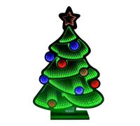 The Christmas Workshop Christmas Tree Infinity Light/Double-Sided Multi-Coloured Christmas Light / 5 Metre Lead Wire / 60cm Height (73809)