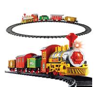 The Christmas Workshop Classic Christmas Train Set / Festive Polar Express Decoration / Realistic Sounds & Lights / 330Cm Track