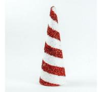 The Christmas Workshop Cone Tinsel Christmas Tree Decoration