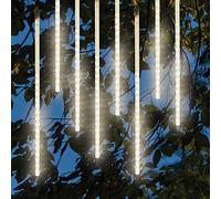 The Christmas Workshop Connectable Meteor Shower Christmas String Lights/Indoor Or Outdoor Christmas Decorations / 2 Separate Sizes/Bright White Or Warm White Colours (Warm White, 3 Metres)