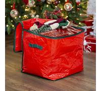 The Christmas Workshop Decoration and Christmas Tree Storage Bags/Moisture and Dust Proof/Large Capacity with Zipper/Transport and Store Ornaments (Bauble Storage Bag)