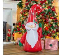 The Christmas Workshop Inflatable Santa Gnome - 1M Tall - Indoor & Outdoor Christmas Decoration - Easy To Inflate - Anchor Points