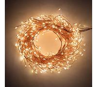 Christmas Workshop 5.6m 680 Micro LED Rose Gold Cluster String Lights - Warm White