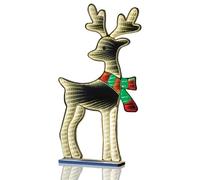 The Christmas Workshop Reindeer Infinity Light/Double-Sided Multi-Coloured Christmas Light / 5 Metre Lead Wire / 60cm Height (74529)