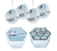 The Christmas Workshop 82780 Set of 14 Blue & White Christmas Baubles