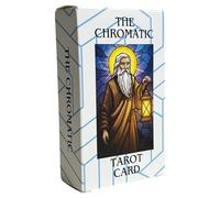The Chromatic 78 Tarot Card Deck Features Stained Glass-Style Artwork with Bold Colors and fine Detail, Ideal for Beginners and Experts in Tarot, Fortune Telling, or Tarot Card