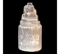 The Chrysalis Stone | Selenite Skyscraper | 4'' Tall | 1pc | Crystals and Healing Stones, Spiritual Gifts for Women, Reiki, Chakra, Yoga, Meditation Accessories