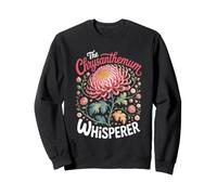 The Chrysanthemum Whisperer Mums Floral Sweatshirt