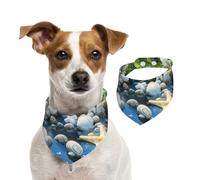 The Church in Fantasy Pet Scarf Dog Bandanas Spring Summer Soft Cotton Puppy Scarfs Adjustable Accessories for Small Medium Large Girl Boy Pup Small
