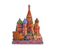 The Church of the Savior on Spilled Blood Moscow Russia 3D Fridge Magnet souvenir gift, Home & Kitchen Decoration magnetic sticker Moscow Russia refrigerator magnet