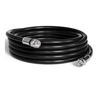 THE CIMPLE CO Coaxial Cable, 20 FT, Indoor/Outdoor, High Speed Internet, Satellite Extension, RG6, Dual Shielded Coax, CATV, UV Resistant, Weather Proof, CL2 Rated, 6 Meters, Black