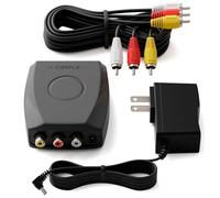 THE CIMPLE CO RF Modulator - RCA Composite to RF Coaxial - Converts Standard Definition Signals to Coax, Includes AV Cable