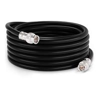 THE CIMPLE CO - SDI Cable 200 FT - RG6 Coaxial Cable with 2 Male BNC Connectors - Indoor/Outdoor Use an for HD-SDI, High-Speed Internet, A/V Equipment - 75-Ohm Coax 200 Feet (60 Meters), Black