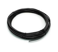 THE CIMPLE CO - Solid Copper Grounding Wire | Proudly Made in America | Ground Protection Satellite Dish Off-Air TV Signal | UV Jacketed Antenna Electrical Shock # 14 Gauge AWG THHN | Black 50 FT