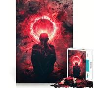 The Circle Jigsaw Puzzles for Adults 1000 Pieces Brain Challenge Toy Quiet Fun Precise Cut Wall Art Decor (38x26cm)