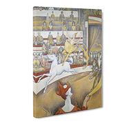 The Circus By Georges Seurat Canvas Print | Gallery Wrapped 30mm Frame Wall Art | 30x20 inches | Ready to Hang | Impressionist Picture | Living Room Bedroom Lounge Office