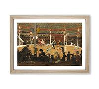 The Circus by Suzanne Valadon Framed Print | A2 Oak Framed Wall Art | Ready to Hang | Modern Nature Picture | Living Room Bedroom Lounge Office