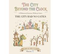 The City Beyond the Clock: A Whimsical Story & Coloring Adventure: An Interactive Coloring Book with Fun Story-Facts, Floating Cities, and Friendly Dragons for Kids Ages 5-12