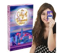 The City Of Dreams Oracle - Fate Divination Tarot Deck, 10.5 cm Board Game for Socializing, Card Set with Full English Language, Family Entertainment Tool for Guiding and Entertaining Players