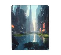 The City On The Water Non-Slip Rubber Base Mouse Pad For Speed And Precision, Suitable For Office Gaming Computer Laptop10 X 12 Inch