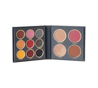 The City Paradise Makeup Kit - 04 Kolkata (16.0 g) | 9 Eyeshadows | 1 Highlighter | 1 Blusher | 1 Bronzer | 1 Compact Powder | Highly Pigmented | Easy to Blend | Full-Face Makeup in One Palette