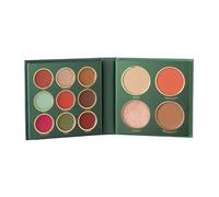 The City Paradise Makeup Kit - 05 Lucknow (16.0 g) | 9 Eyeshadows | 1 Highlighter | 1 Blusher | 1 Bronzer | 1 Compact Powder | Highly Pigmented | Blendable Formula | Complete Face & Eye Makeup Palette