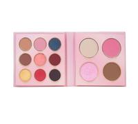 The City Paradise Makeup Kit - 07 Jaipur (16.0 g) | 9 Eyeshadows | 1 Highlighter & Blusher | 1 Bronzer |1 Compact Powder | Highly Pigmented | Smoothly Blendable | Al.l-in-One Face & Eye Makeup Palette