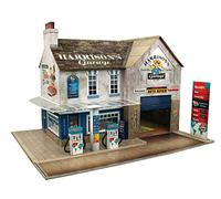 The CityBuilder O gauge 7mm 1:43 scale Model Railway Building GARAGE & SHOP Kit