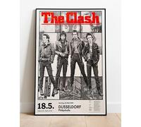 The Clash 1980 Düsseldorf Tour Live Concert : Huge 36"x24" Poster Print Similar (Slightly Larger) to A1 Size : Retro Reproduction BRING YOUR WALLS TO LIFE !