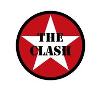 The Clash Back Patch Star Logo new Official Red The Clash Red