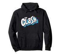 The Clash Blue Spell Out Pullover Hoodie