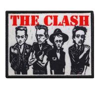 The Clash Characters Iron On Patch (One Size) (Black/Red/White)