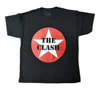 The Clash Childrens Classic Star Logo T-Shirt Black 11-12 Years