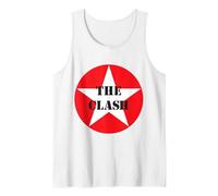 The Clash - Circle Star Tank Top, Men, White, X-Large