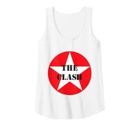 The Clash - Circle Star Tank Top, Women, White, XX-Large