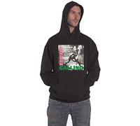 The Clash Hoodie London Calling Band Logo Official Mens Black Pullover L