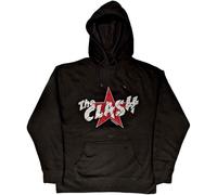 The Clash Hoodie Star Band Logo Official Unisex Black Pullover XXL
