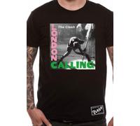 The Clash London Calling Joe Strummer Rock Licensed T-Shirt Men