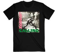 The Clash London Calling Official Tee T-Shirt Mens Unisex (Small) Black