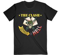 The Clash Men's Straight To Hell T-Shirt in Black | Size: 2XL The Clash Black 2XL